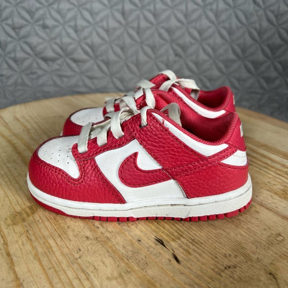 Nike Dunk Low Gypsy Rose Pink Running Shoes Sneakers DC9562-111 Toddler Size 8C - Picture 3 of 7